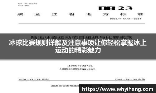 冰球比赛规则详解及注意事项让你轻松掌握冰上运动的精彩魅力